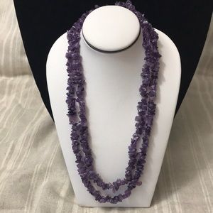 36” Amethyst Necklace